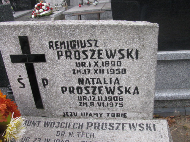 Remigiusz Proszewski 1890 Częstochowa Kule - Grobonet - Wyszukiwarka osób pochowanych