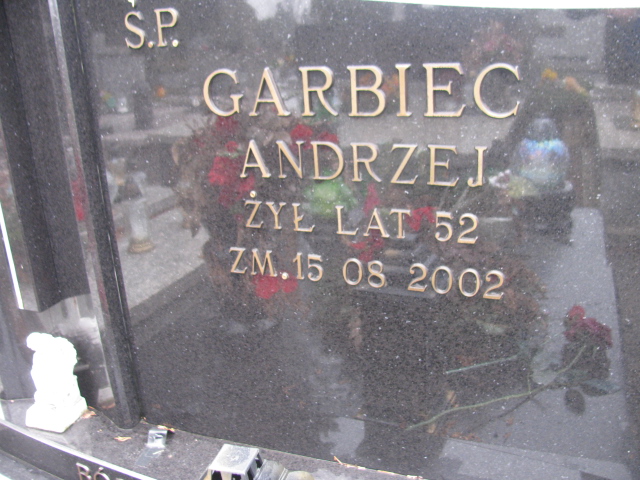 Andrzej Garbiec Częstochowa Kule - Grobonet - Wyszukiwarka osób pochowanych