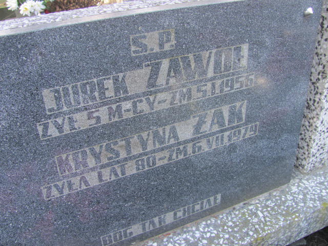 Krystyna Żak Częstochowa Kule - Grobonet - Wyszukiwarka osób pochowanych