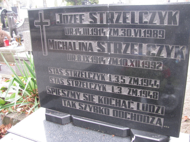 Józef Strzelczyk 1914 Częstochowa Kule - Grobonet - Wyszukiwarka osób pochowanych