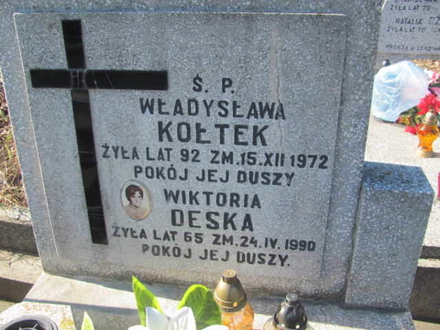 Władysława Kołtek Częstochowa Kule - Grobonet - Wyszukiwarka osób pochowanych