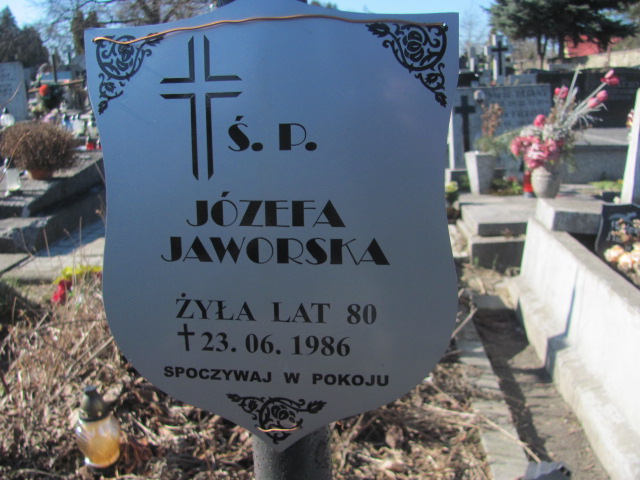 Józefa Jaworska Częstochowa Kule - Grobonet - Wyszukiwarka osób pochowanych