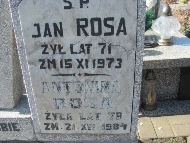 Antonina Rosa Częstochowa Kule - Grobonet - Wyszukiwarka osób pochowanych