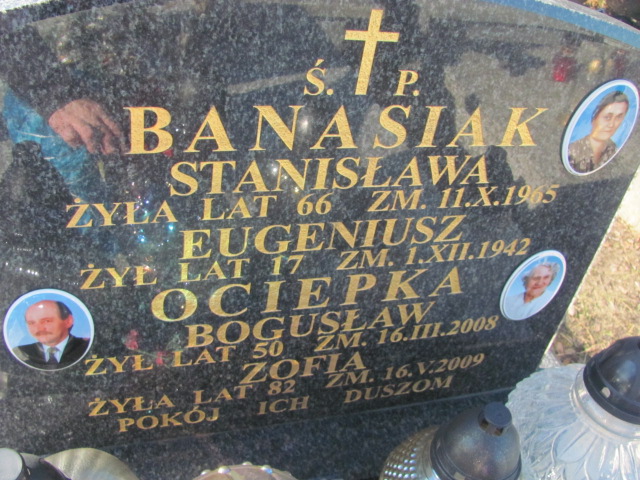 Zofia Ociepka  Częstochowa Kule - Grobonet - Wyszukiwarka osób pochowanych