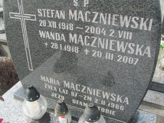 Stefan Mączniewski 1918 Częstochowa Kule - Grobonet - Wyszukiwarka osób pochowanych