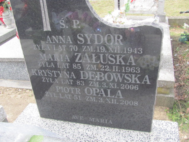 Krystyna Dębowska Częstochowa Kule - Grobonet - Wyszukiwarka osób pochowanych