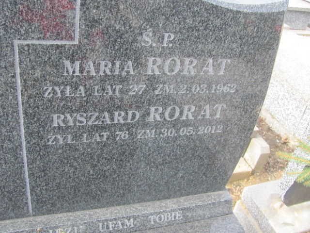 Maria Rorat Częstochowa Kule - Grobonet - Wyszukiwarka osób pochowanych