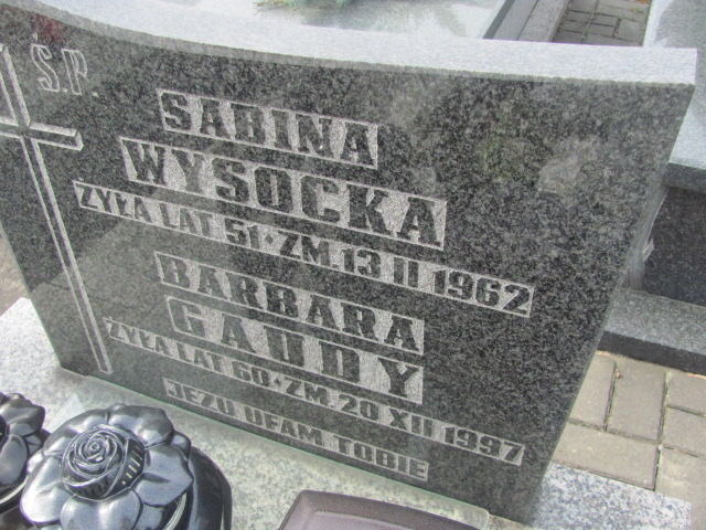 Barbara Gaudy Częstochowa Kule - Grobonet - Wyszukiwarka osób pochowanych