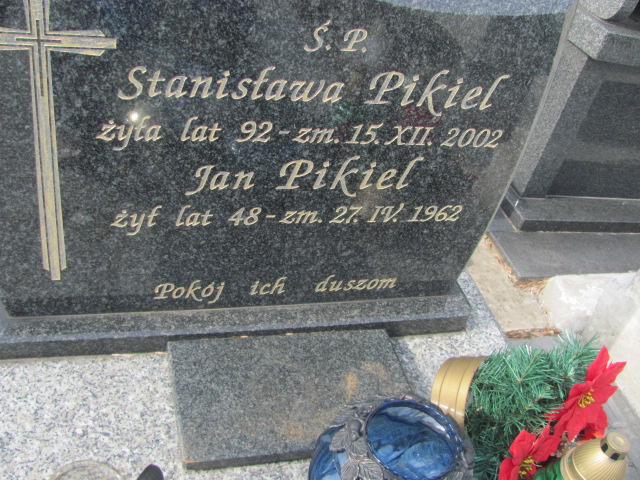 Stanisława Pikiel Częstochowa Kule - Grobonet - Wyszukiwarka osób pochowanych