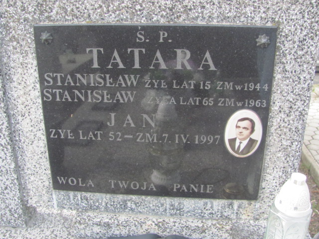 Jan Tatara Częstochowa Kule - Grobonet - Wyszukiwarka osób pochowanych