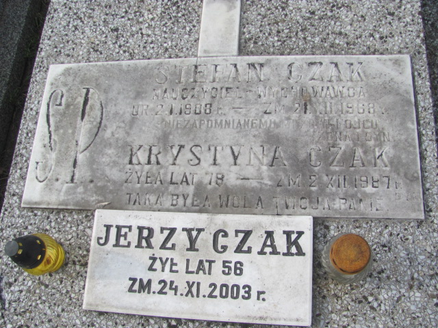 Stefan Czak 1908 Częstochowa Kule - Grobonet - Wyszukiwarka osób pochowanych