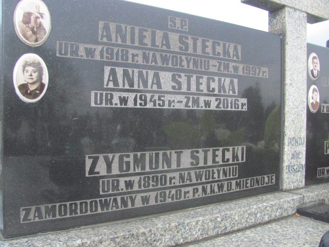 Anna Stecka 1944 Częstochowa Kule - Grobonet - Wyszukiwarka osób pochowanych