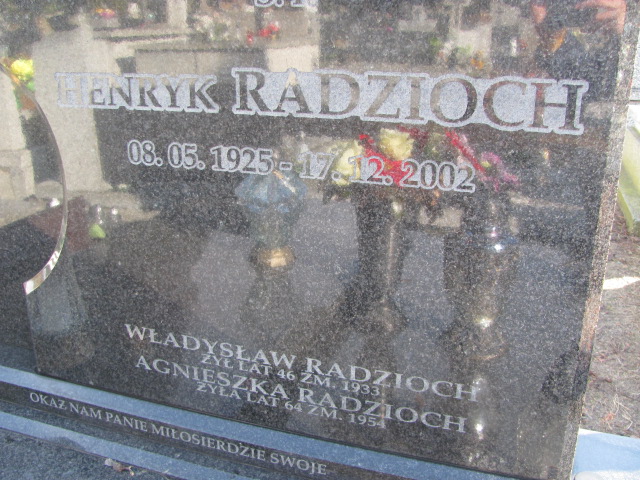 Henryk Radzioch 1925 Częstochowa Kule - Grobonet - Wyszukiwarka osób pochowanych