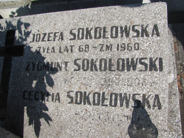 Józefa Sokołowska Częstochowa Kule - Grobonet - Wyszukiwarka osób pochowanych