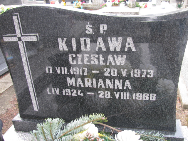 Marianna Kidawa 1924 Częstochowa Kule - Grobonet - Wyszukiwarka osób pochowanych