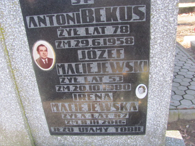 Lech Maciejewski Częstochowa Kule - Grobonet - Wyszukiwarka osób pochowanych