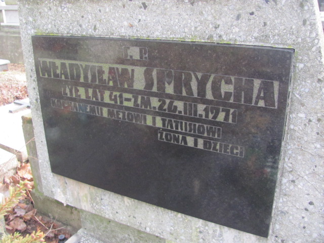 Zbigniew Sprycha 1959 Częstochowa Kule - Grobonet - Wyszukiwarka osób pochowanych