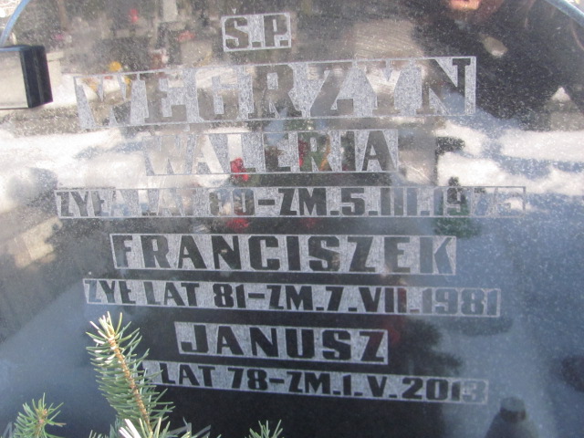 Waleria Węgrzyn  Częstochowa Kule - Grobonet - Wyszukiwarka osób pochowanych