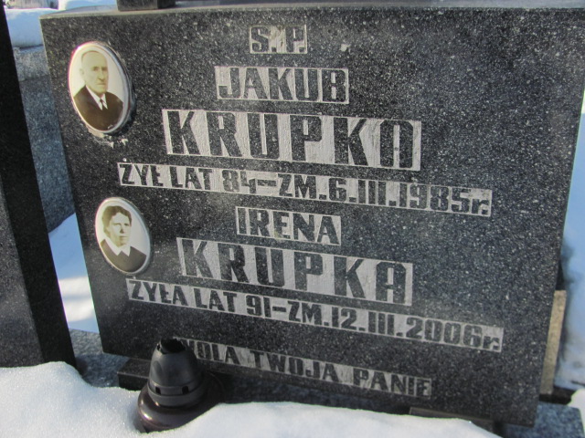 Jakub Krupka Częstochowa Kule - Grobonet - Wyszukiwarka osób pochowanych