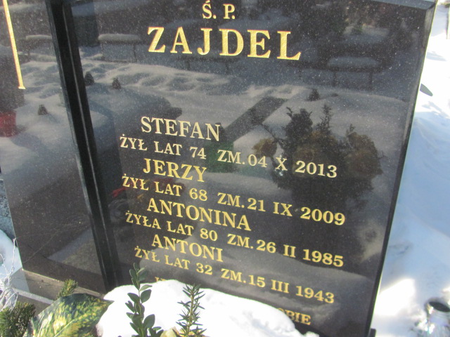 Antonina Zajdel Częstochowa Kule - Grobonet - Wyszukiwarka osób pochowanych