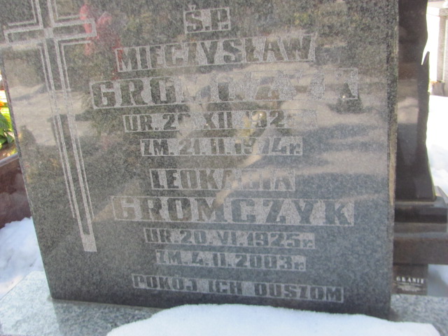 Mieczysław Gromczyk 1927 Częstochowa Kule - Grobonet - Wyszukiwarka osób pochowanych