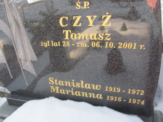 Tomasz Czyż Częstochowa Kule - Grobonet - Wyszukiwarka osób pochowanych