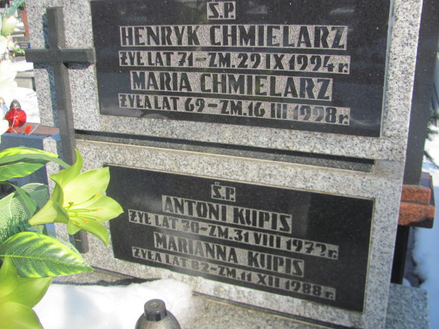 Maria Chmielarz  Częstochowa Kule - Grobonet - Wyszukiwarka osób pochowanych