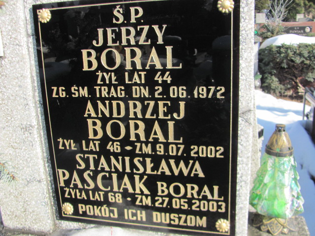 Andrzej Boral Częstochowa Kule - Grobonet - Wyszukiwarka osób pochowanych